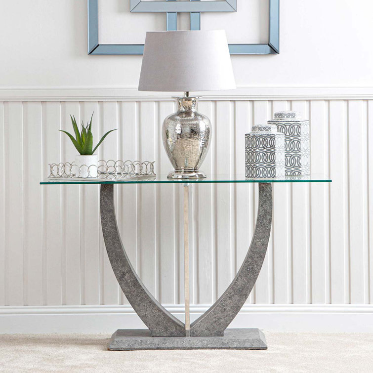 Wayfair grey deals console table